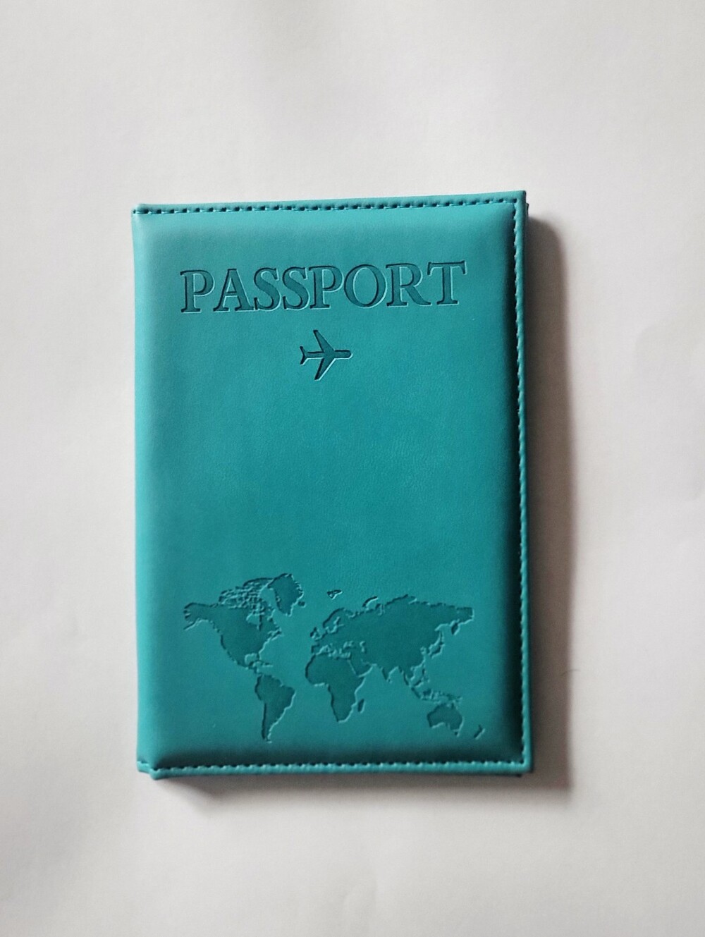 Turquoise Passport Cover (Unisex)